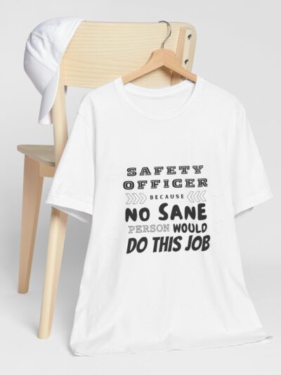 Safety Officer Graphic T-Shirt – Bella+Canvas Safety Tee for Professionals