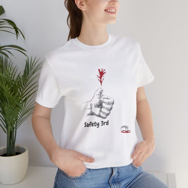 Safety 3rd Bella+Canvas Tee – Dark Humor T-Shirt for Risk-Takers - Image 5