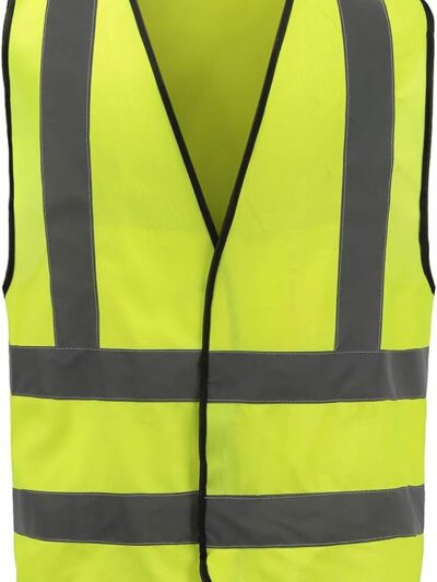 AYKRM Hi-Vis Reflective Safety Vest (XS–8XL, 12 Colors)