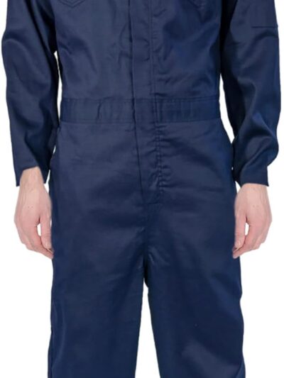 ATERET I Flame Resistant Coverall – Lightweight 7oz 100% Cotton FR Treated, NFPA 2112 & ASTM Certified, Arc Flash Protection CAT 2 – Safety Workwear for Firefighters & Industrial Use