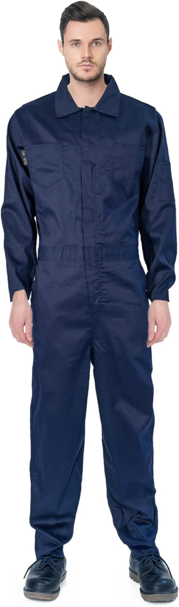 ATERET I Flame Resistant Coverall – Lightweight 7oz 100% Cotton FR Treated, NFPA 2112 & ASTM Certified, Arc Flash Protection CAT 2 – Safety Workwear for Firefighters & Industrial Use