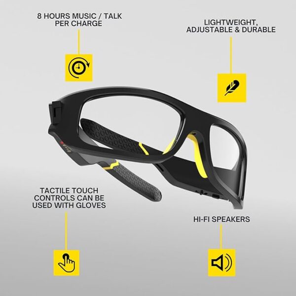 Lucyd Armor Smart Safety Glasses – Bluetooth, UV400, ANSI Z87.1 - Image 3