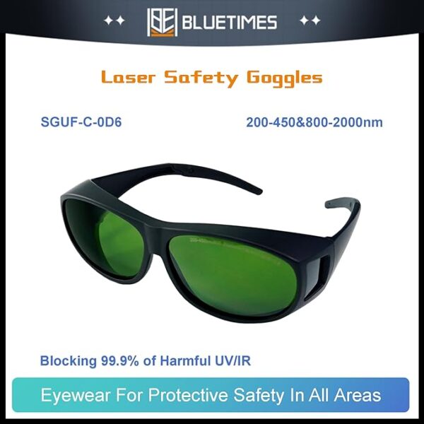 Laser Safety Glasses OD6+ UV/IR Protection – IPL & Fiber Laser (1-Pack) - Image 4