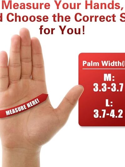 THOMEN Cut Resistant Gloves – Level 5 (M+L, 4 PCS)