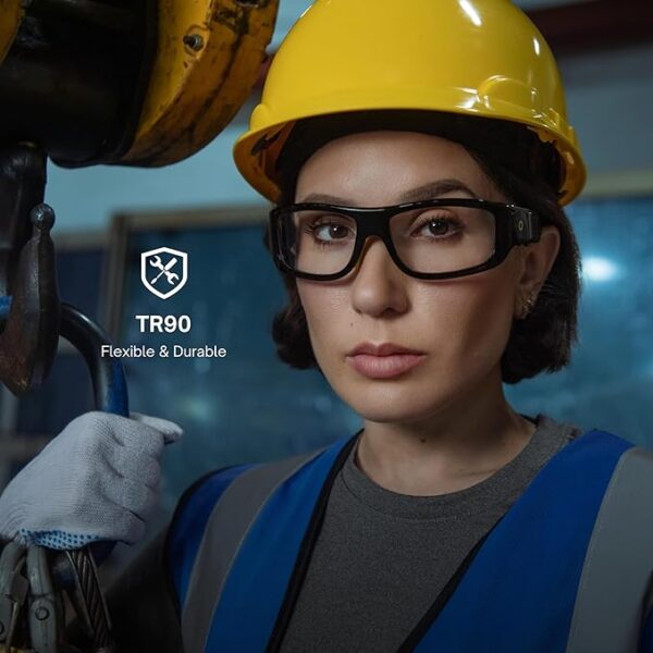 Lucyd Armor Smart Safety Glasses – Bluetooth, UV400, ANSI Z87.1 - Image 4